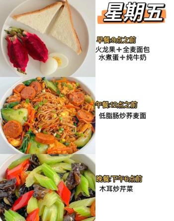 一周瘦十斤，详细一日三餐减肥食谱  -图4